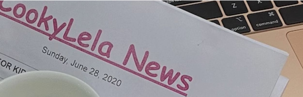 CookyLela News newspaper on a desk